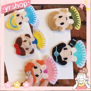 Kẹp Tóc Công Chúa Bằng Len Xinh Xắn Cho Bé Gái