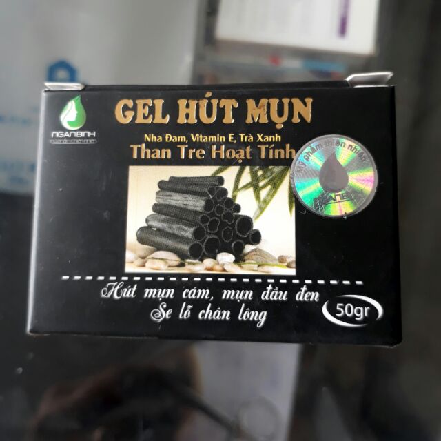 Gel hút mụn than tre hoạt tính ngân bình