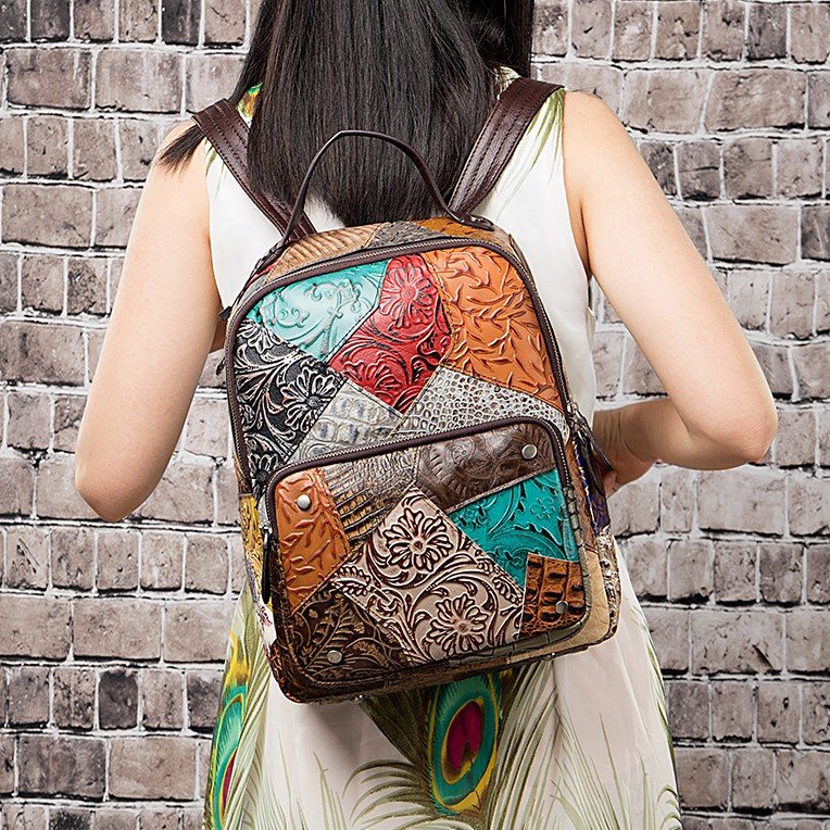 BALO THỜI TRANG NỮ DA BÒ THỔ CẨM SANG TRỌNG - 1636550