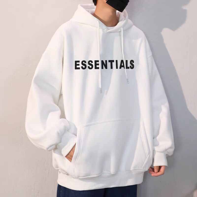 Áo Nỉ Hoodie Dài Tay Essential-Chất Nỉ Bông Dày Dặn-Mẫu mới nhất