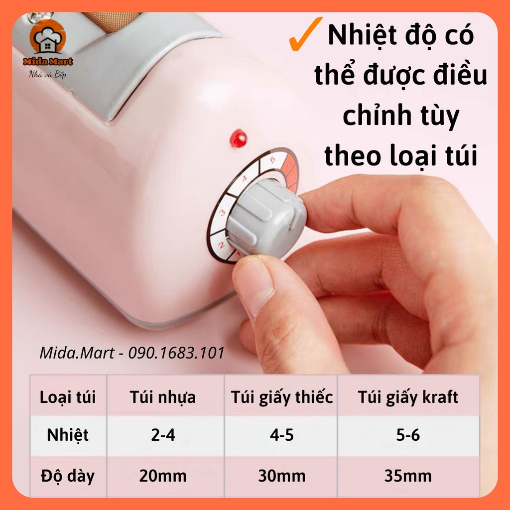 🔥MÁY HÀN MIỆNG TÚI BẢO QUẢN THỰC PHẨM CHÍNH HÃNG VINLAND BẢO HÀNH 6 THÁNG🔥