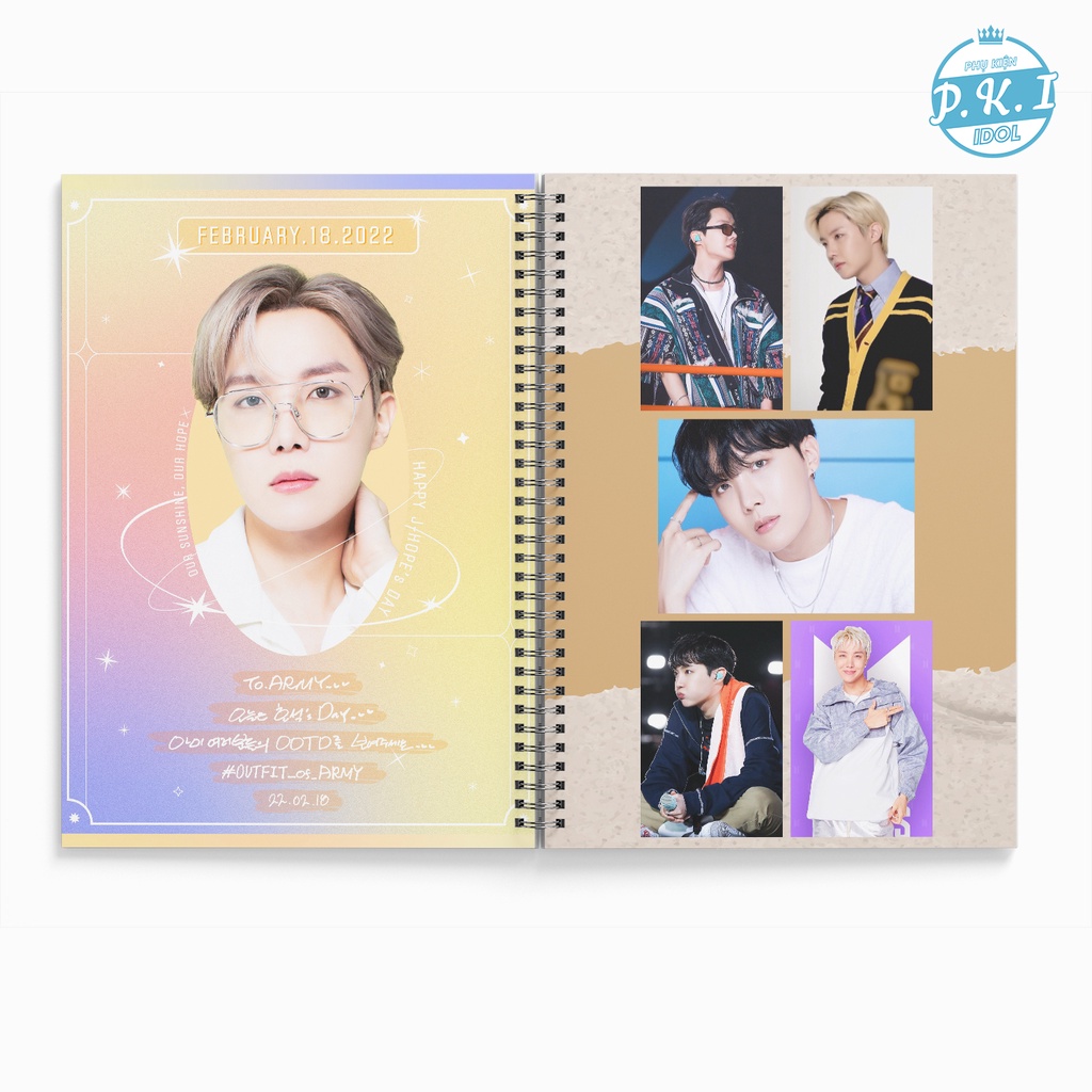 Bộ Ảnh J-Hope BTS - Album Ảnh Làm QUÀ TẶNG Ý NGHĨA