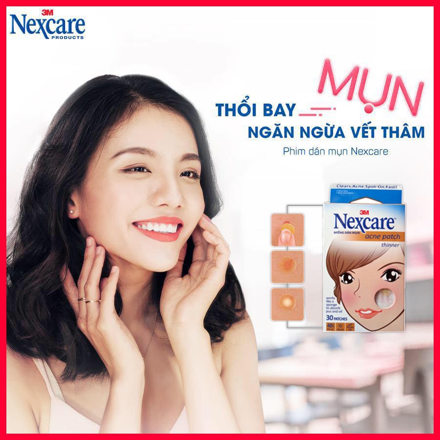 Miếng Dán Mụn Nexcare 3M (Hộp 30 Miếng)