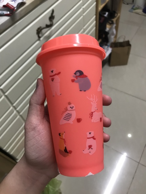 Ly starbucks tái sử dụng noel 2019