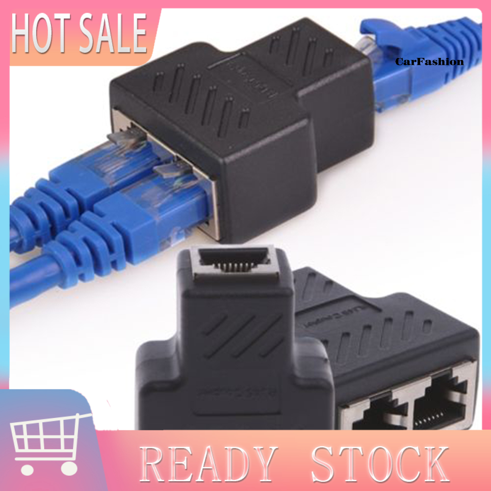 Đầu Nối Chia Cổng Mạng Lan Từ 1 Ra 2 Tiện Dụng Cho Rj45