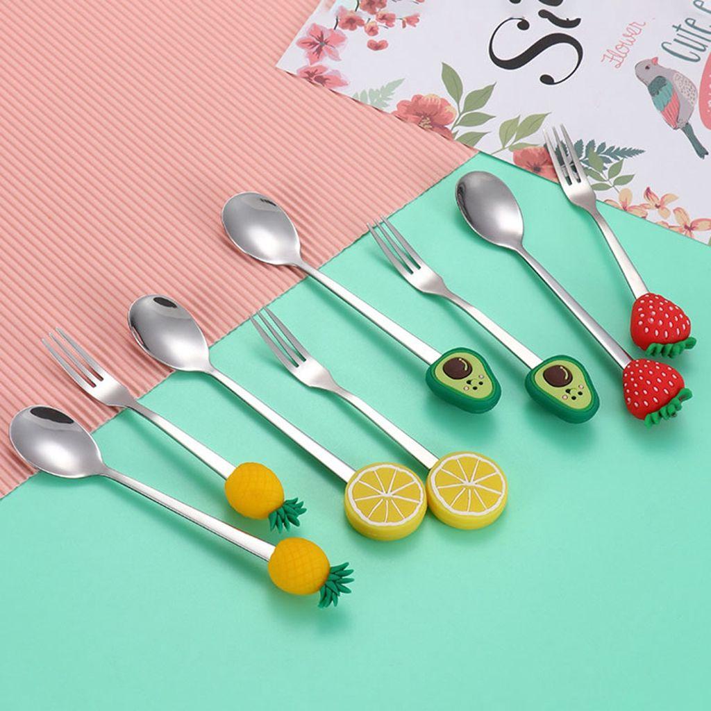 Muỗng Cà Phê Mini Hình Trái Cây Xinh Xắn