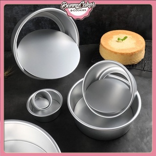 Khuôn Làm Bánh Bông Lan Nhôm Đúc Tròn Đế Rời 6inch -- 7inch -- 8inch