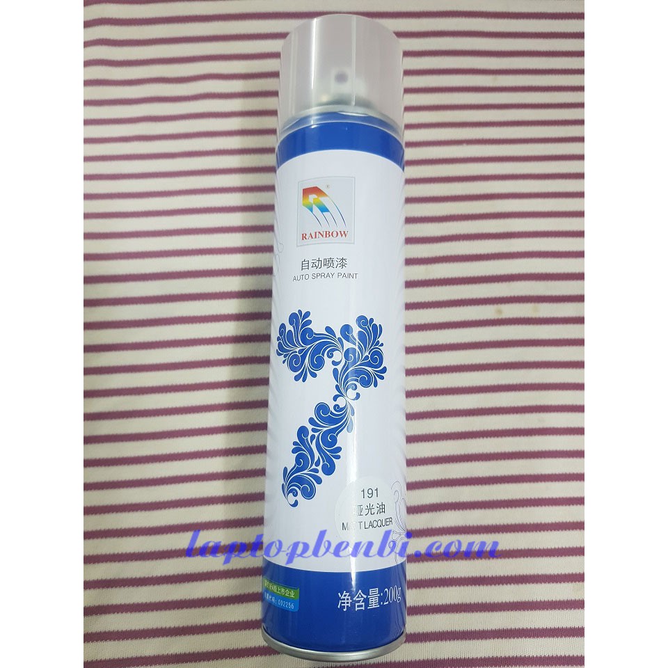 Chai xịt bàn phím bị mờ, bóng Rainbow