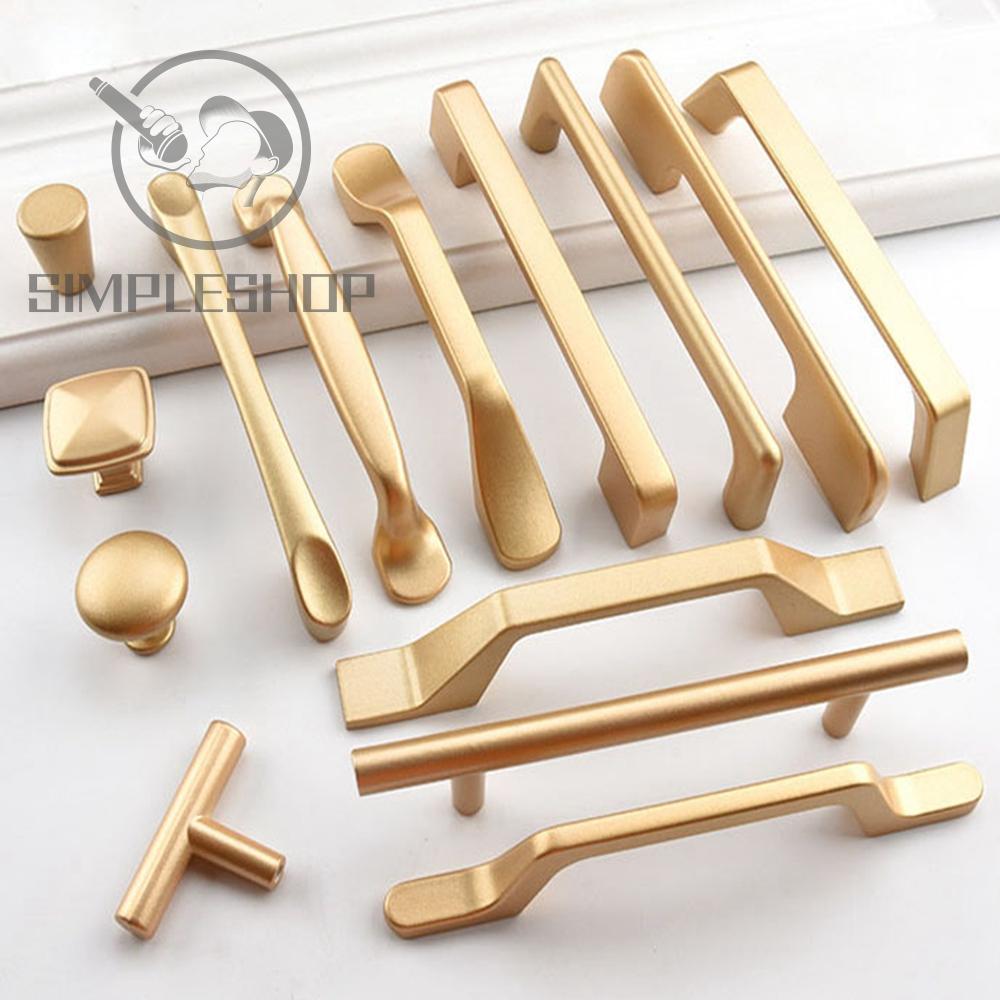 Tay nắm mở ngăn kéo tủ bằng hợp kim nhôm thiết kế châu Âu