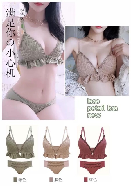 Áo lót nữ, áo ngực cotton bèo cài trước quyến rũ | BigBuy360 - bigbuy360.vn