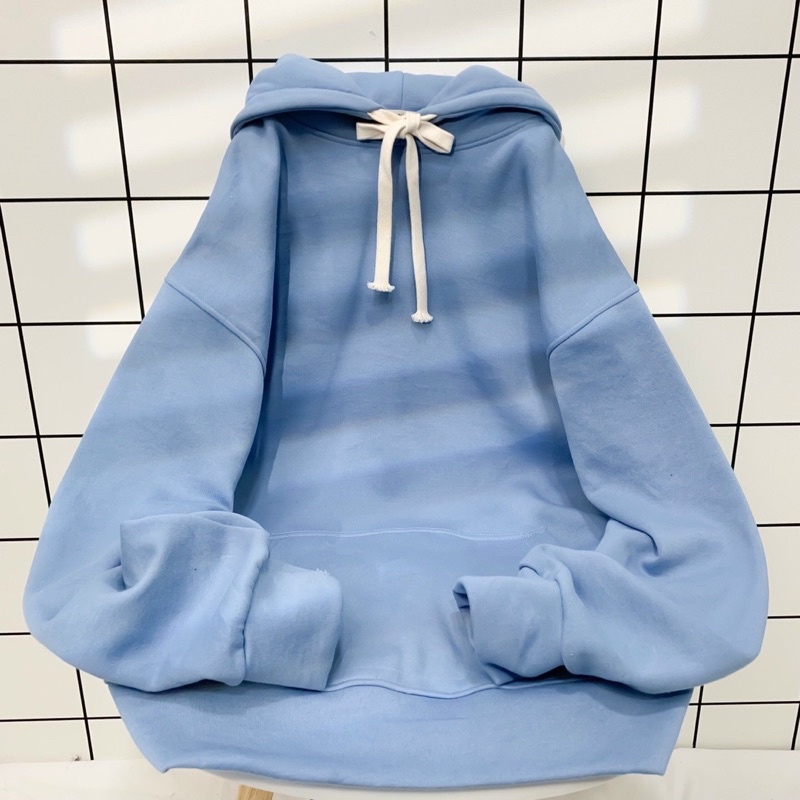HOODIE TRƠN [ Sẵn các màu trên , Chỉ có xám tro đang về hàng ]