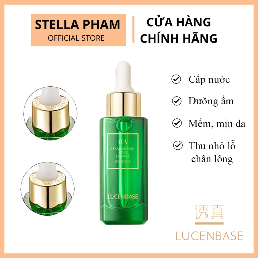 LUCENBASE | Tinh Chất HA Cấp Nước Se Lỗ Chân Lông Làm Mềm, Mịn Da Serum HA Lucenbase Hyaluronic Acid