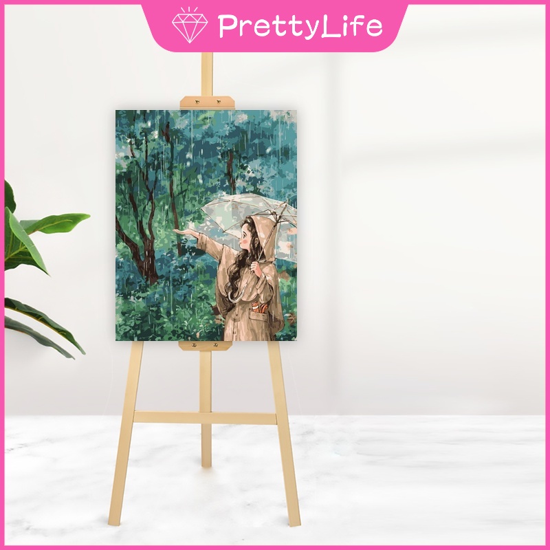 Bộ Tranh Sơn Dầu 40x50cm Tự Làm Hình Phong Cảnh Trang Trí Nhà Cửa