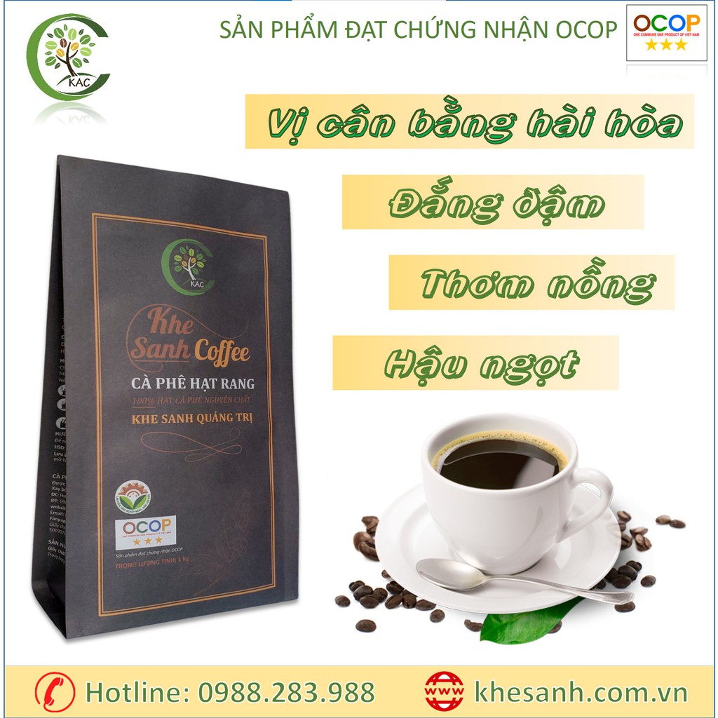 1KG Cà phê rang xay nguyên chất Khe Sanh (KAC) - Cà phê sạch 100% | BigBuy360 - bigbuy360.vn