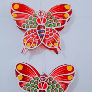 Lồng đèn Trung thu giấy kiếng hình con bướm - Size to