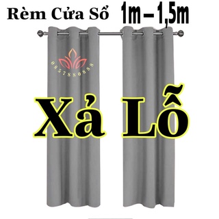 Thanh lý rèm cửa sổ rộng 1m-1.5m, Rèm vải gấm che năng mới 100%