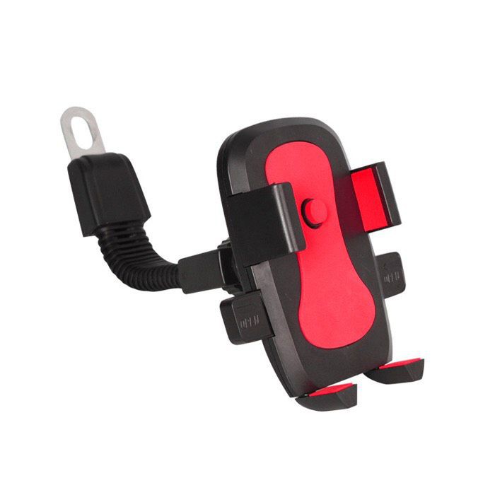 Kẹp giá đỡ điện thoại trên xe máy có đệm cao su chống sốc dễ lắp đặt | BigBuy360 - bigbuy360.vn