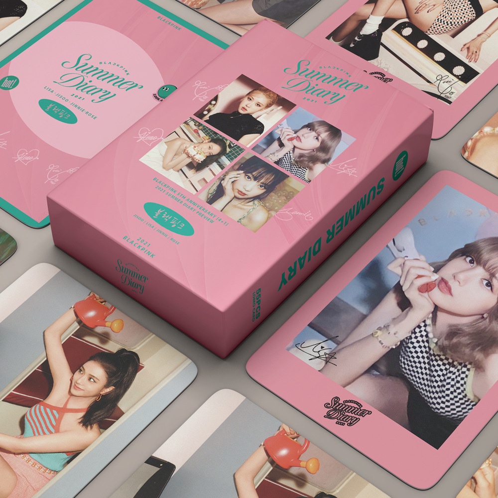Hộp 54 ảnh LOMO CARD thành viên nhóm nhạc BLACKPINK
