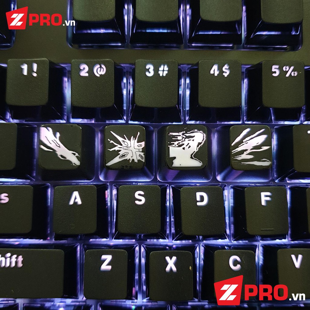 Keycap Skill Lucian - Kỹ Năng Lucian Dùng gắn cho Bàn phím cơ