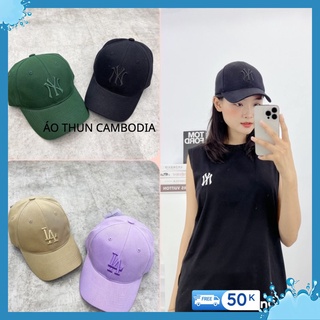 Mũ, nón đen logo đen n08 ny yankees baseball cap all black made in v/n full tag free size