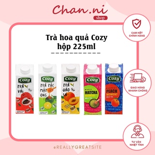 Trà hoa quả Cozy hộp 225ml
