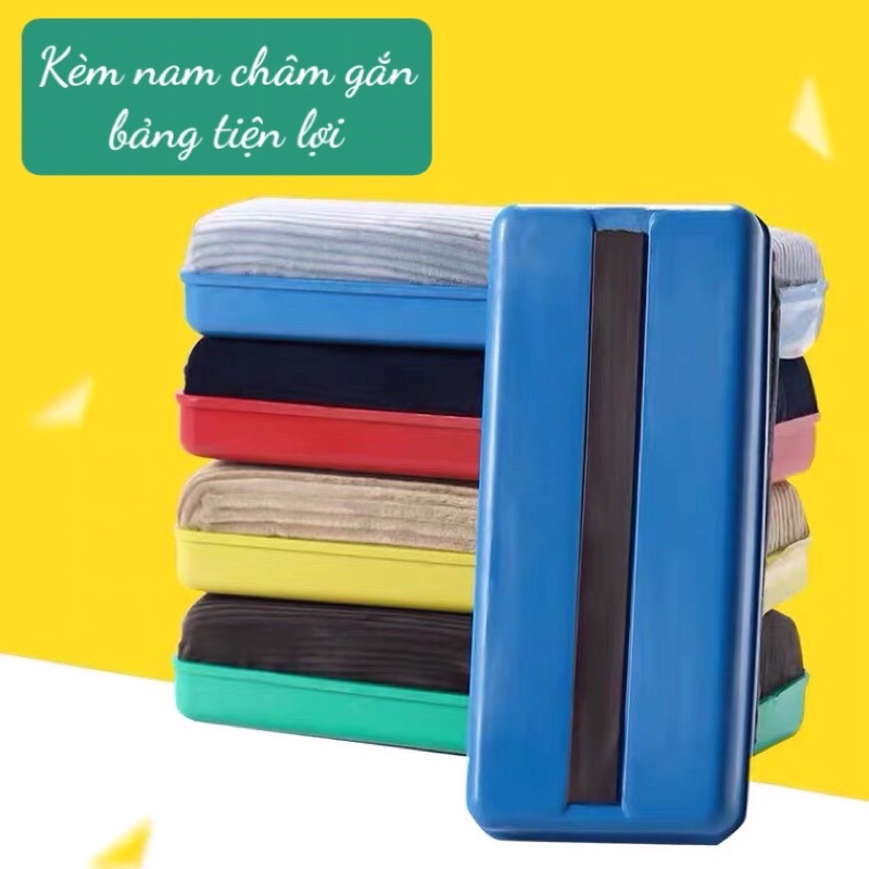 [Mã LIFEBOOK2 giảm 10% đơn 0Đ] Bông lau bảng trắng gắn nam châm, bản to