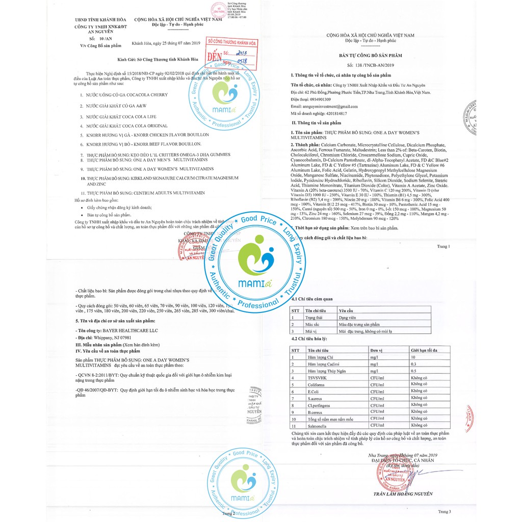 Vitamin tổng hợp (300v) tăng sinh lực, miễn dịch cho nam/nữ giới dưới 50 tuổi One A Day Men's/Women's Multivitamin, USA | BigBuy360 - bigbuy360.vn