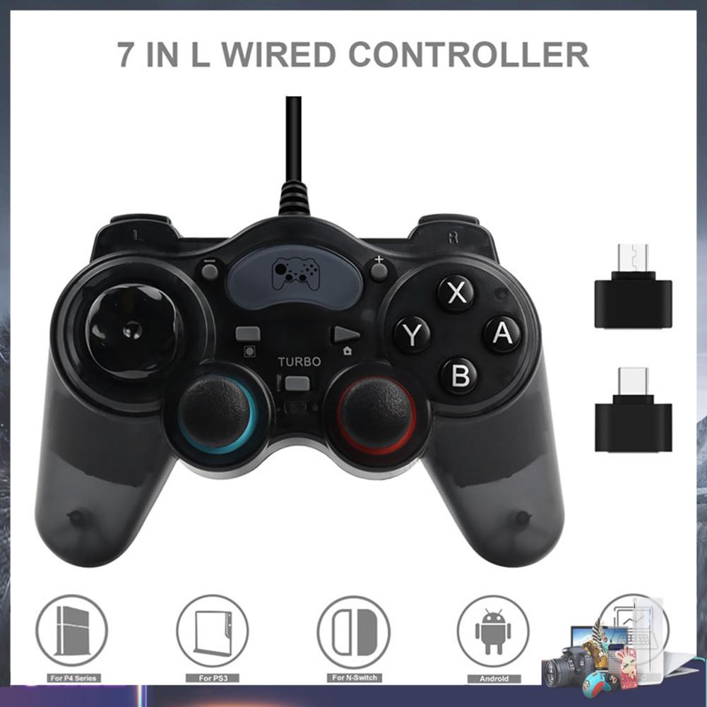 Tay cầm chơi game có dây 7 trong 1 cho PS3/PS4/Switch/PC