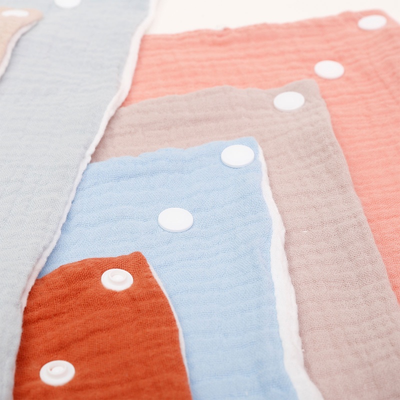 Yếm Ăn Tam Giác Bằng Vải Cotton Mềm Mại Cho Bé