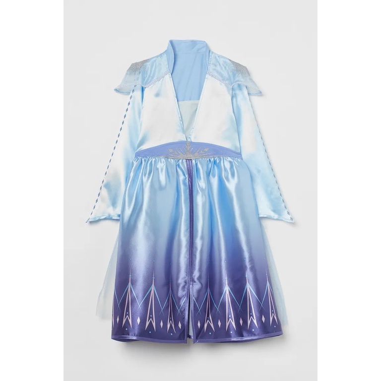 Váy xanh hóa trang công chúa Elsa Frozen HM H&M_hàng chính hãng authentic