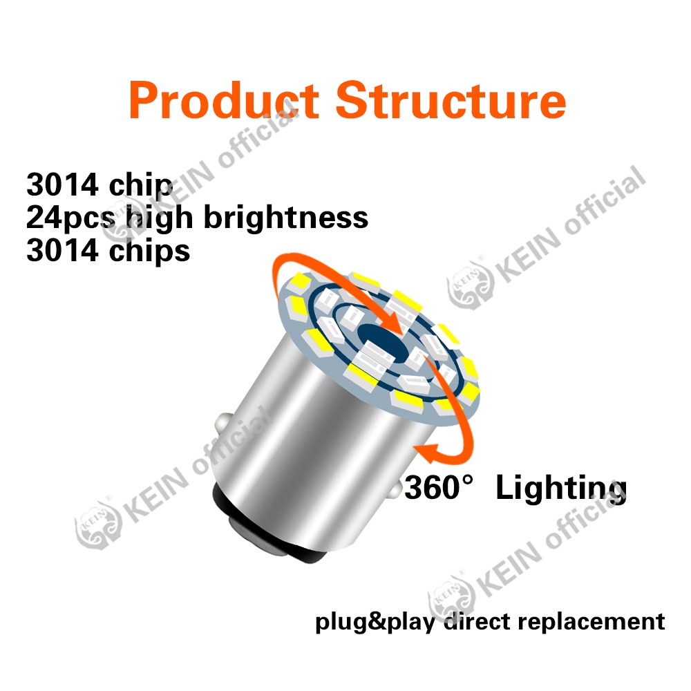 Đèn Led Phanh Xe Hơi Kein 2021 1157 Bay15D P21 5w 3014 12v