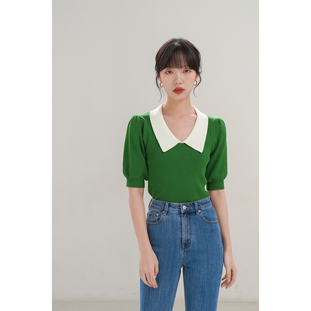 Áo Polo Dệt Kim Đa Năng Thời Trang Mùa Xuân Mới Dành Cho Nữ