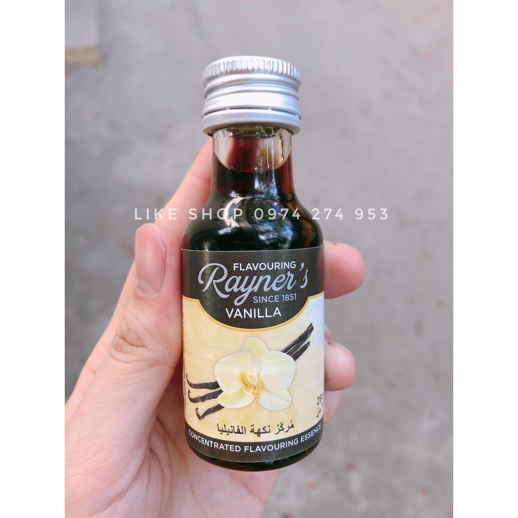 Tinh chất hương vani Rayner's, vani dạng lỏng 28ml