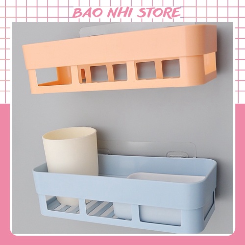 Kệ Để Đồ Dán Tường, Khay Để Gia Vị Dán Tường / Khay Đựng Đồ Phòng Hình Chữ Nhật Bảo Nhi Shop 88230
