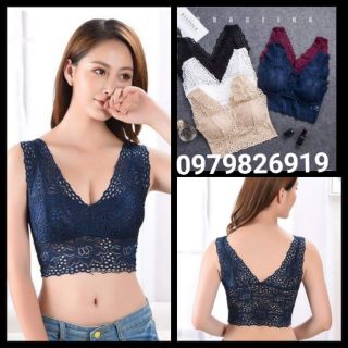 Áo bra phối hoa ren