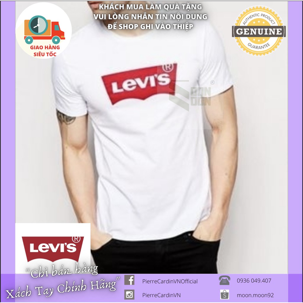 Áo Thun Levis Nam KHÔNG KÈM TÚI Levi's Auth Malaysia SALE Giá Gốc
