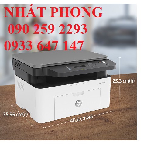 Máy In Laser Trắng Đen Đa Năng HP LaserJet Pro MFP M135w