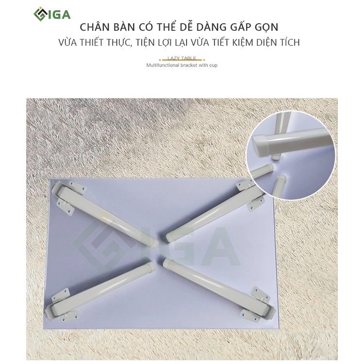 Bàn học, bàn máy tính gập gọn chân không bo cạnh. GP154C