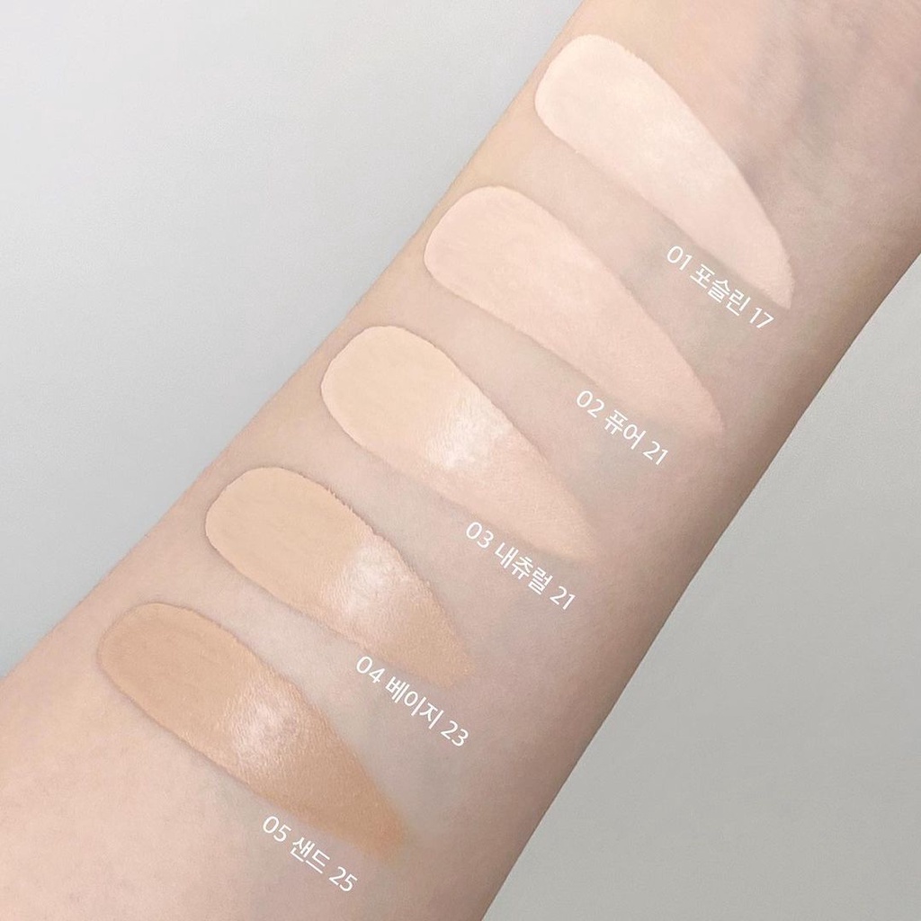 [Rom&amp;nd] Phấn Nước Che Phủ Hoàn Hảo, Mỏng Nhẹ Tự Nhiên Romand NU Zero Cushion SPF24/PA++ 15g