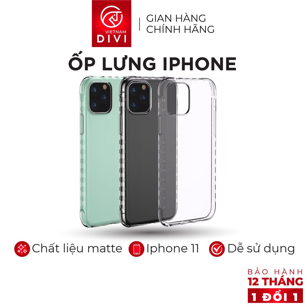 Ốp Lưng Chuyên Dụng Cho 11 DIVI P8215 Chất Liệu Nhựa cứng Siêu Bền Đẹp Nhiều Màu Sắc - Chính Hãng