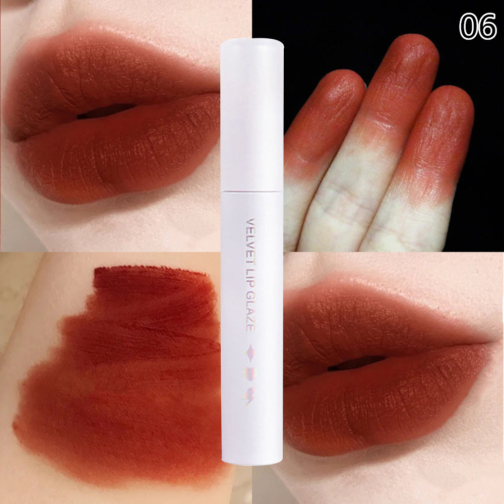 [Hàng mới về] Son Kem Lì Chống Thấm Nước Lâu Trôi Mềm Mịn Như Nhung Cho Nữ | BigBuy360 - bigbuy360.vn