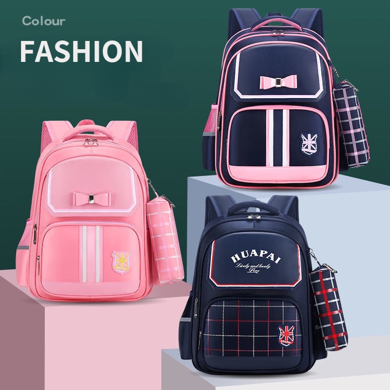 Balo Đi Học Cỡ Lớn Chống Thấm Nước Thời Trang Cho Bé Gái