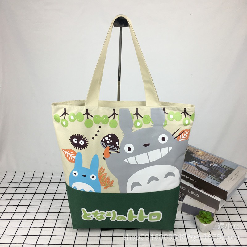 Túi vẽ tranh Xem thử màu dọc reticule Túi bán hàng totoro