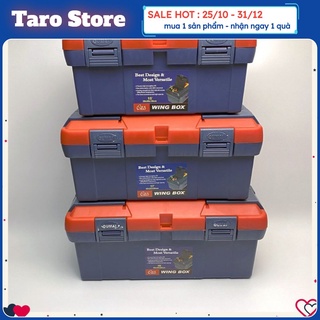 Thùng đồ nghề đa năng Wing Box 💥FREESHIP💥hộp đựng đồ nhựa: bền bỉ - đồ câu cá xịn