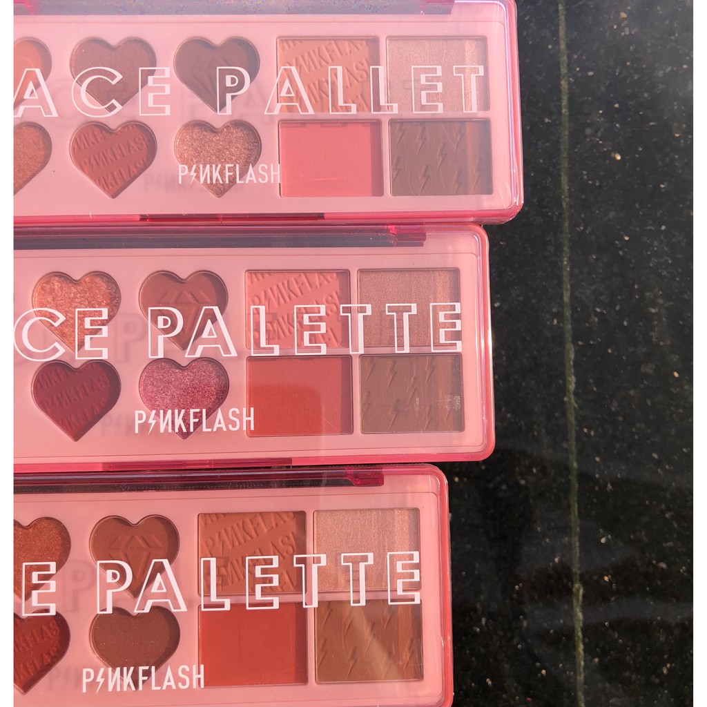 [Hàng mới về] Bảng Phấn Trang Điểm Pinkflash Ohmylove 4 Trong 1 Gồm Phấn Mắt/ Phấn Má Hồng/ Phấn Bắt Sáng/ Phấn Tạo Khối | BigBuy360 - bigbuy360.vn