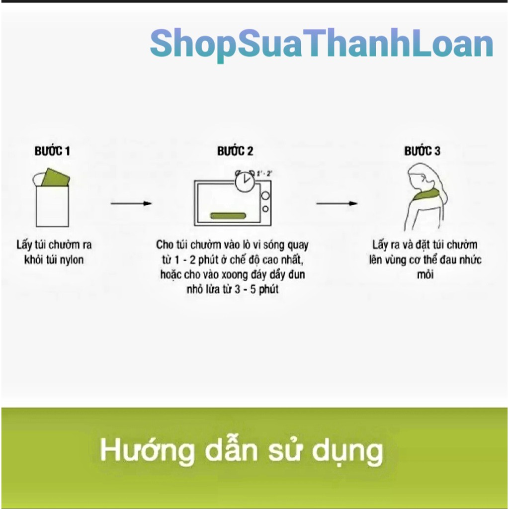 Đai Chườm Lưng Hapaku, 100% Thảo Dược Thiên Nhiên - Hàng KM Sure Prevent VINAMILK