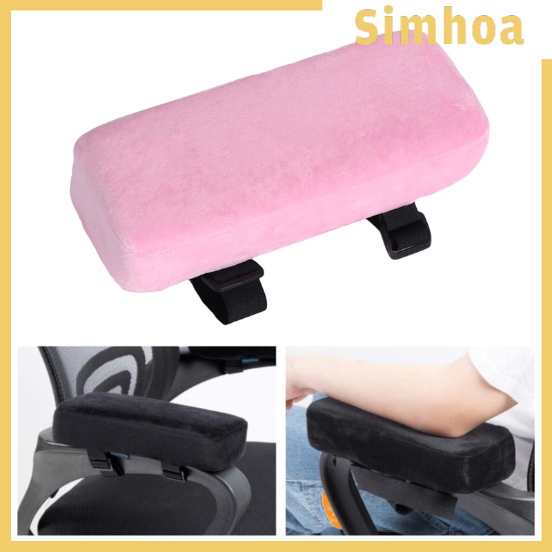 [SIMHOA]Memory Foam Armrest Cushion Pad Chair Elbow Rest Pillow Stress Relief