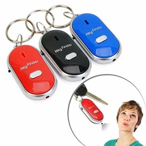 Bộ 3 Móc Treo Chìa Khóa Huýt Sáo tìm đồ vật (Giao Màu Ngẫu Nhiên)