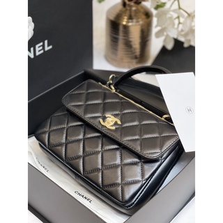 Túi cha n e l nẹp da thật fullbox