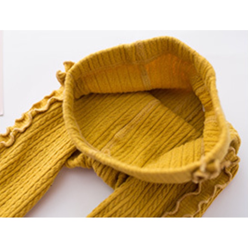 Quần legging  bằng cotton họa tiết sọc và thỏ thời trang cho bé gái 0-5 tuổi